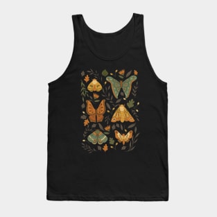 Autumn Moths Tank Top